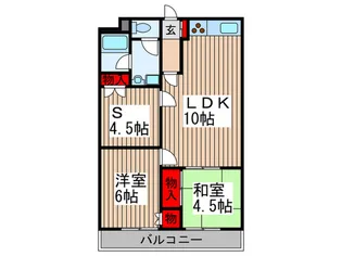 ヴェルドミ-ル小峰.【3階】の間取り