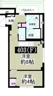 notice椎名町【4階】の間取り