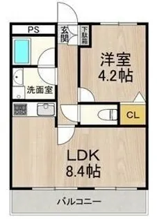 フェニックスロベニュー【2階】の間取り