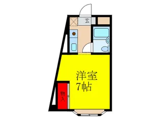 クリーク大桐【3階】の間取り