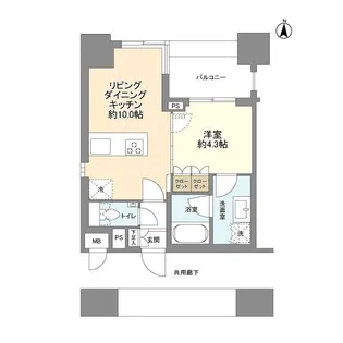 東京都豊島区西池袋5【マンション】の間取り