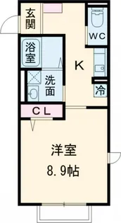 エクセルシオールK-I【2階】の間取り