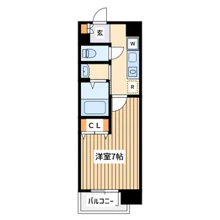 Dコート川崎駅前【10階】の間取り