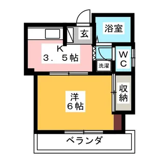 リトルレイク南浦和【2階】の間取り