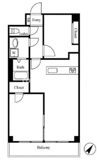 ライオンズマンション横浜大通り公園第2【5階】の間取り