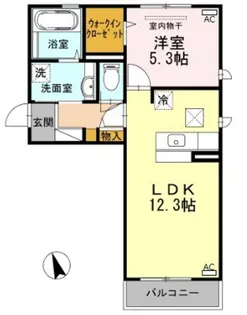 Forest ValleyIII C棟【1階】の間取り