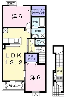 プラシード カーサ II【2階】の間取り