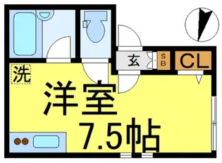 ターコイズ新小岩【1階】の間取り