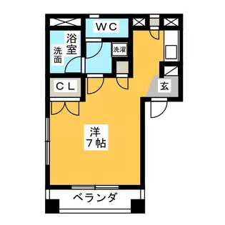 スカイパレス東武練馬【3階】の間取り