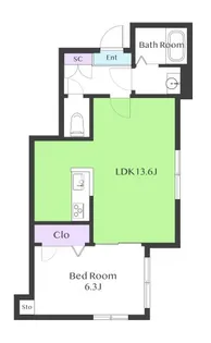 キーファークエッレ【1階】の間取り