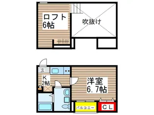 本千葉レジデンス【1階】の間取り