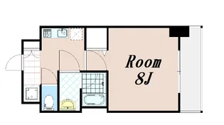 エステムコート京都西院【6階】の間取り