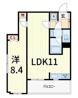 スカイグランデ京成小岩【6階】の間取り