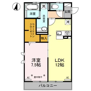 ウィステリア【1階】の間取り