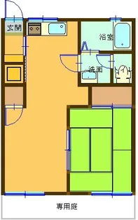 フォーブル吉田【1階】の間取り