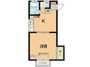 ファミーユK-B棟【1階】の間取り