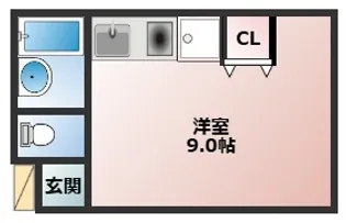コーポレーヴ【1階】の間取り