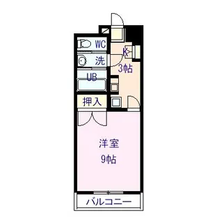 フォーシーズン常三島【2階】の間取り