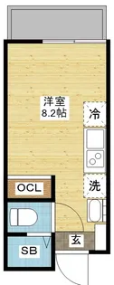 デ・クメール赤迫【1階】の間取り