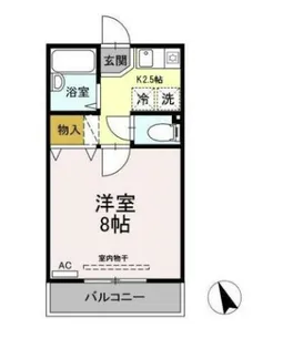 ハイムリベエール【1階】の間取り