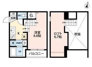 フォラートル【1階】の間取り