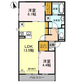 ドムス天王寺【2階】の間取り