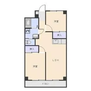 シェモワ前橋【7階】の間取り