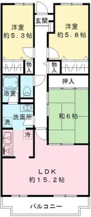 パール呉竹【2階】の間取り
