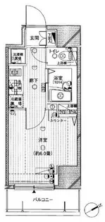 プレール・ドゥーク上北沢【6階】の間取り
