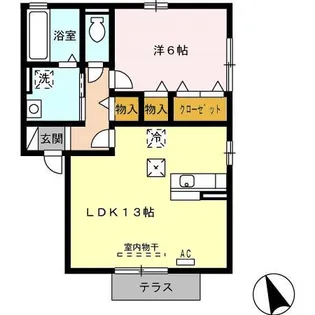 エミグランド【1階】の間取り