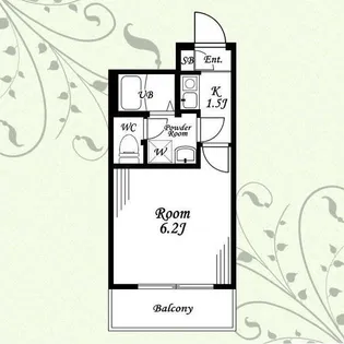 フルセイル唐木田【3階】の間取り