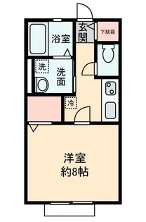 メゾン アドラブール【1階】の間取り