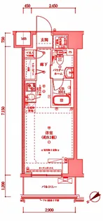 スパシエ東神奈川【6階】の間取り