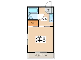 ルーミー中山【2階】の間取り