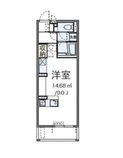 ミランダクラーラ【2階】の間取り
