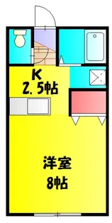 ハイツTAKAO【1階】の間取り