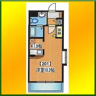 フルール南町【2階】の間取り