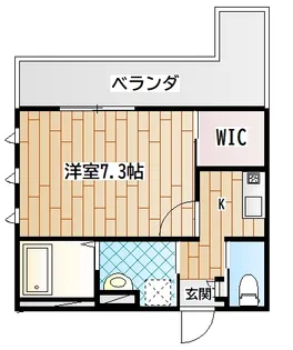 シェルムラフィナート【1階】の間取り