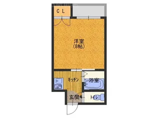 エストゥディオ【2階】の間取り