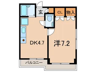 ベルデ高野【4階】の間取り