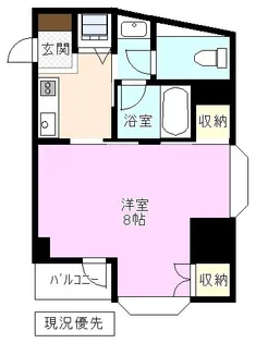 ワコーパレス善光寺下【1階】の間取り