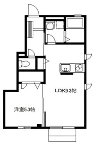 ルミエール・ドゥ・ソレイユ【1階】の間取り