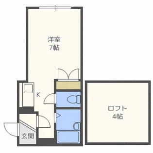菊水グリーンハイツ【1階】の間取り