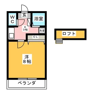 リュミエ半田【2階】の間取り