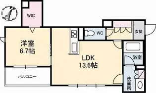 グリーンアーク雪風【2階】の間取り