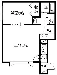 ダイナ【2階】の間取り