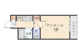 リバティ高麗【3階】の間取り