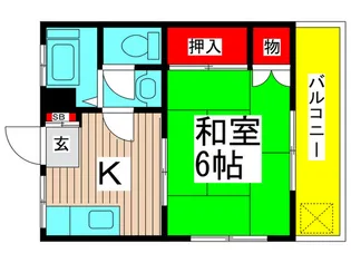 辰沼マンション【3階】の間取り
