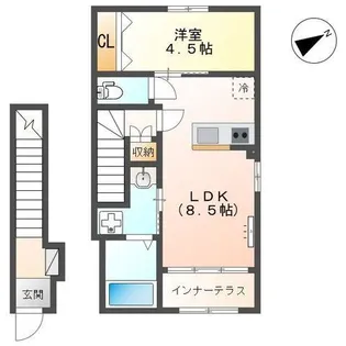 Bon Lyon【2階】の間取り