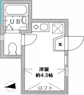 ヴィラ仲六郷【1階】の間取り